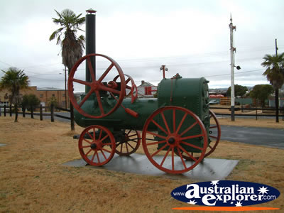Tenterfield Railway Museum Vintage Machinery . . . CLICK TO VIEW ALL TENTERFIELD POSTCARDS
