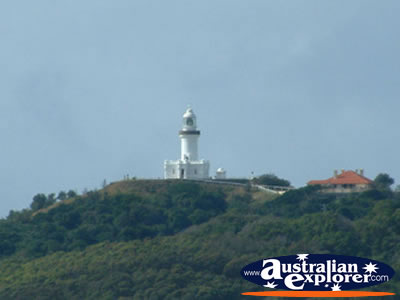 Byron Bay Lighthouse from a Distance . . . CLICK TO VIEW ALL BYRON BAY POSTCARDS