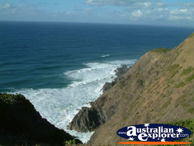 View from Byron Bay Lighthouse . . . CLICK TO VIEW ALL POINT DANGER POSTCARDS