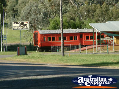 Gundagai Train Stop Restaurant . . . CLICK TO VIEW ALL GUNDAGAI POSTCARDS