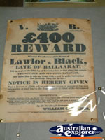 Ned Kelly Blacksmith Shop Reward Poster . . . CLICK TO ENLARGE