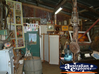 Ned Kelly Blacksmith Work Shop . . . CLICK TO VIEW ALL JERILDERIE POSTCARDS