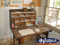 Jerilderie, Ned Kelly Post Office Desk . . . CLICK TO ENLARGE