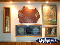 Gunnedah, Display Case in Courthouse Hotel . . . CLICK TO ENLARGE
