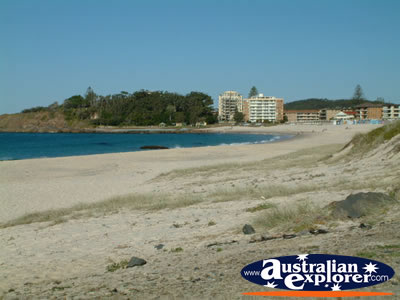 Beach at Forster . . . CLICK TO VIEW ALL FORSTER POSTCARDS