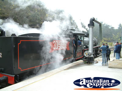 Black Steam Train at Lithgow, Zig Zag Railway . . . VIEW ALL LITHGOW PHOTOGRAPHS
