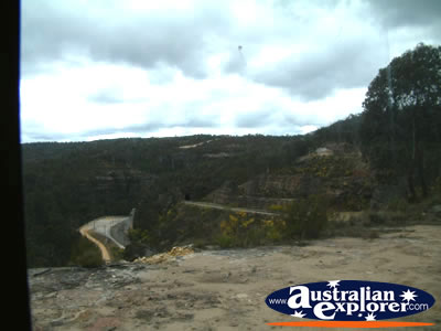 View of Lithgow from Zig Zag Railway . . . CLICK TO VIEW ALL LITHGOW POSTCARDS