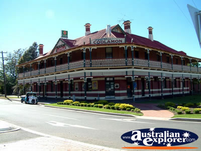 Coolamon Hotel from the Street . . . CLICK TO VIEW ALL COOLAMON POSTCARDS