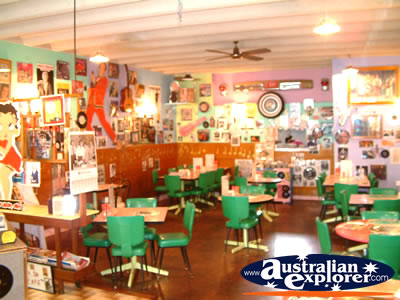 Windsor, Rock'n'Roll Cafe Eating Area . . . CLICK TO VIEW ALL WINDSOR POSTCARDS