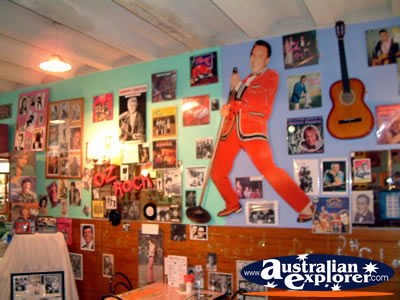 Windsor, Rock'n'Roll Cafe Wall . . . CLICK TO VIEW ALL WINDSOR POSTCARDS