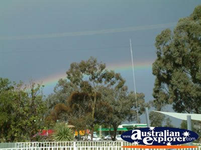 Rainbow in Parkes . . . VIEW ALL PARKES PHOTOGRAPHS
