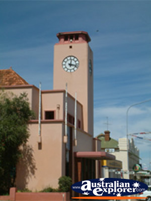 Parkes Town Clock . . . CLICK TO VIEW ALL PARKES POSTCARDS