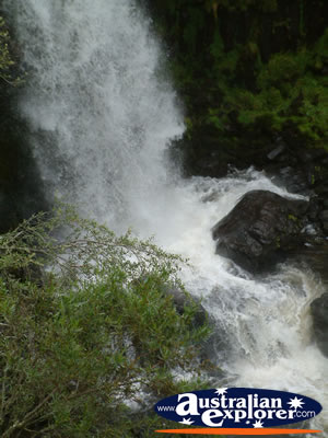 Tumbarumba Waterfall Crashing . . . CLICK TO VIEW ALL TUMBARUMBA POSTCARDS