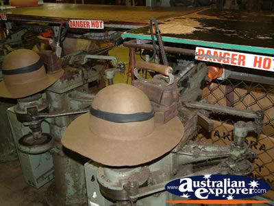 Akubras and Machinery in Kempsey . . . CLICK TO VIEW ALL KEMPSEY (AKUBRA) POSTCARDS