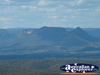 Blue Mountains in Lithgow . . . CLICK TO VIEW ALL WALLAMAN FALLS POSTCARDS