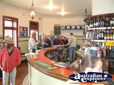 Rylestone Hotel Bar . . . CLICK TO VIEW ALL RYLSTONE POSTCARDS