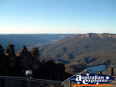 View of Katoomba Echo Point . . . CLICK TO VIEW ALL KATOOMBA POSTCARDS