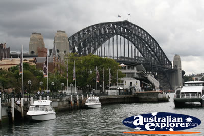 Sydney Harbour Bridge By Day . . . CLICK TO VIEW ALL SYDNEY HARBOUR POSTCARDS