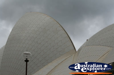 Top of Opera House . . . CLICK TO VIEW ALL SYDNEY POSTCARDS