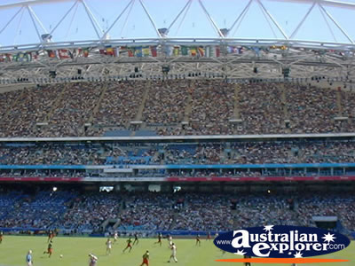 Olympic Stadium and Field in Sydney . . . VIEW ALL SYDNEY (OLYMPIC STADIUM) PHOTOGRAPHS