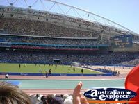 Olympic Stadium - Sydney View from Crowd . . . CLICK TO ENLARGE