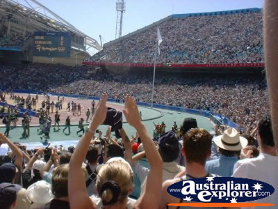 Olympic Stadium - Sydney Crowd Applause . . . VIEW ALL SYDNEY (OLYMPIC STADIUM) PHOTOGRAPHS