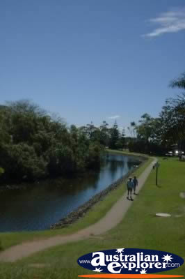Port Macquarie River Walk . . . CLICK TO VIEW ALL PORT MACQUARIE POSTCARDS