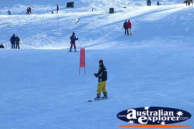 Skiing in the Snowy Mountains . . . VIEW ALL SNOWY MOUNTAINS (SKIING) PHOTOGRAPHS
