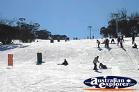 Skiing Slopes at Snowy Mountains . . . CLICK TO ENLARGE