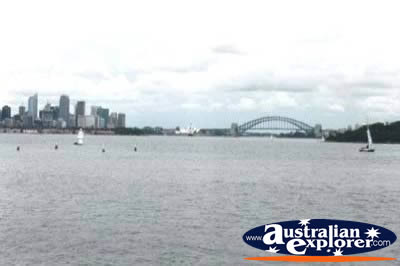 Sydney landscape . . . CLICK TO VIEW ALL SYDNEY POSTCARDS