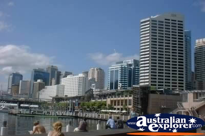 Darling Harbour in Sydney . . . CLICK TO VIEW ALL SYDNEY HARBOUR POSTCARDS