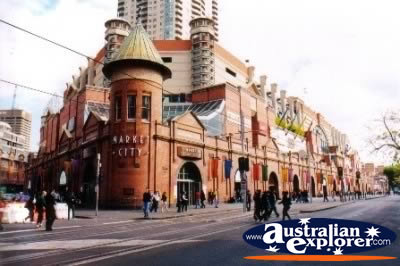 Sydney Market City View . . . CLICK TO VIEW ALL SYDNEY POSTCARDS