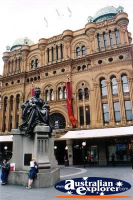 View of Sydney Queen Victoria Building . . . CLICK TO VIEW ALL SYDNEY POSTCARDS