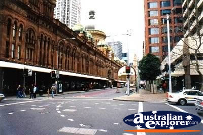Sydney Queen Victoria Building From Street . . . CLICK TO VIEW ALL SYDNEY POSTCARDS