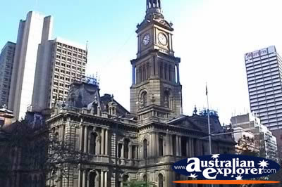 Sydney Town Hall . . . CLICK TO VIEW ALL SYDNEY POSTCARDS