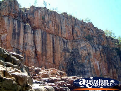 Katherine Gorge's Rocky View . . . CLICK TO VIEW ALL KATHERINE GORGE POSTCARDS