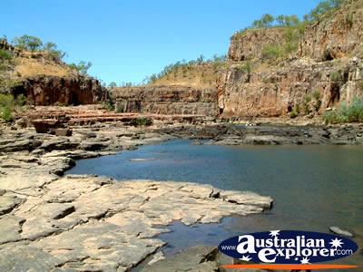 View of Katherine Gorge's Scenery . . . CLICK TO VIEW ALL KATHERINE GORGE POSTCARDS