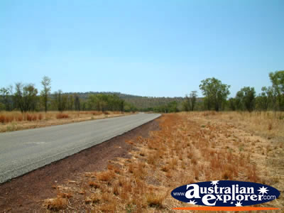 Road Just Before Victoria River . . . CLICK TO VIEW ALL VICTORIA RIVER POSTCARDS