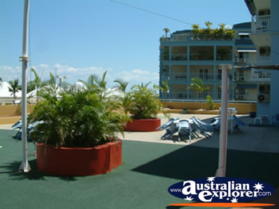Recreation area of Darwin Marina View Apartments . . . CLICK TO VIEW ALL DARWIN POSTCARDS