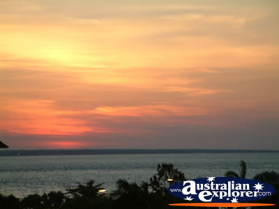 Darwin Sunset from Marina View Apartments . . . CLICK TO VIEW ALL DARWIN POSTCARDS