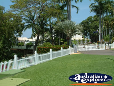 Darwin Parliament House Gardens . . . CLICK TO VIEW ALL DARWIN POSTCARDS