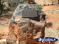 Tennant Creek Battery Hill Plaque . . . CLICK TO ENLARGE