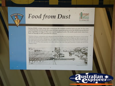 Wycliffe Well Food From Dust Sign . . . CLICK TO VIEW ALL WYCLIFFE WELL POSTCARDS