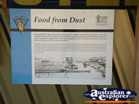 Wycliffe Well Food From Dust Sign . . . CLICK TO ENLARGE