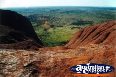 Ayers Rock View . . . CLICK TO VIEW ALL AYERS ROCK (SUMMIT) POSTCARDS