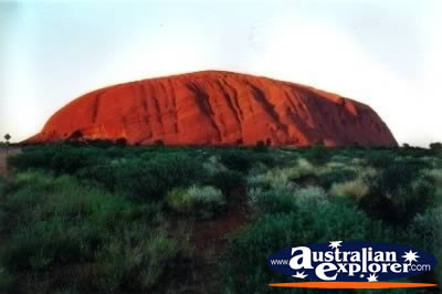Ayers Rock on a Sunny Day . . . VIEW ALL ULURU PHOTOGRAPHS