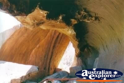 The Base of Ayers Rock . . . CLICK TO VIEW ALL AYERS ROCK (BASE WALK) POSTCARDS