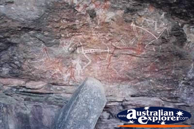 Kakadu Aboriginal Rock Art . . . CLICK TO VIEW ALL KAKADU POSTCARDS