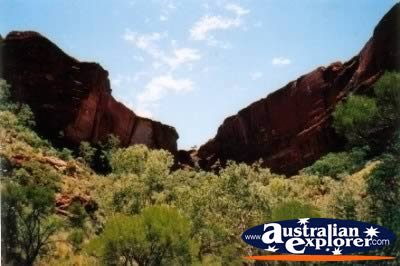 Picturesque View of the Kings Canyon . . . CLICK TO VIEW ALL KINGS CANYON GORGE POSTCARDS