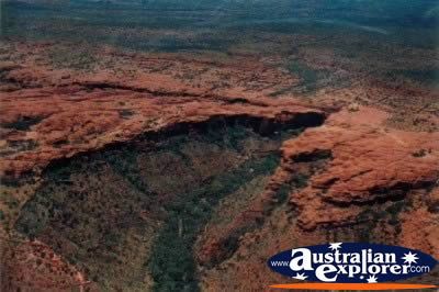 Kings Canyon View From Above . . . CLICK TO VIEW ALL KINGS CANYON POSTCARDS